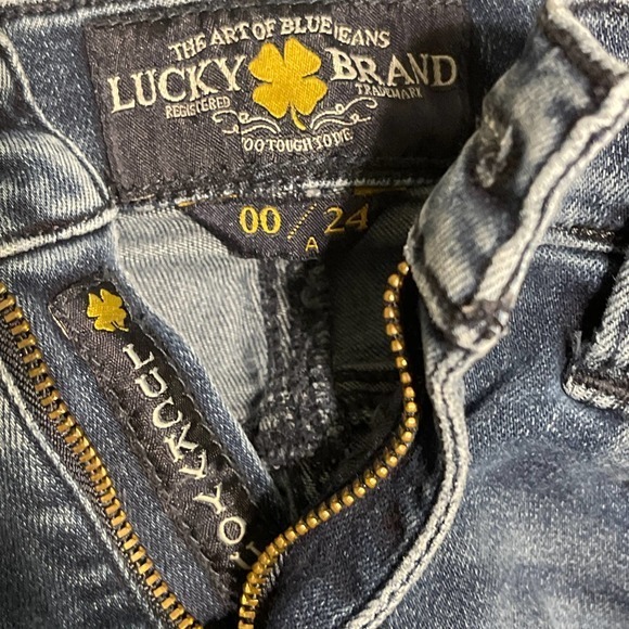 Lucky Brand Brooke Legging Jean Size 00 Distressed Pre-owned - Picture 8 of 13
